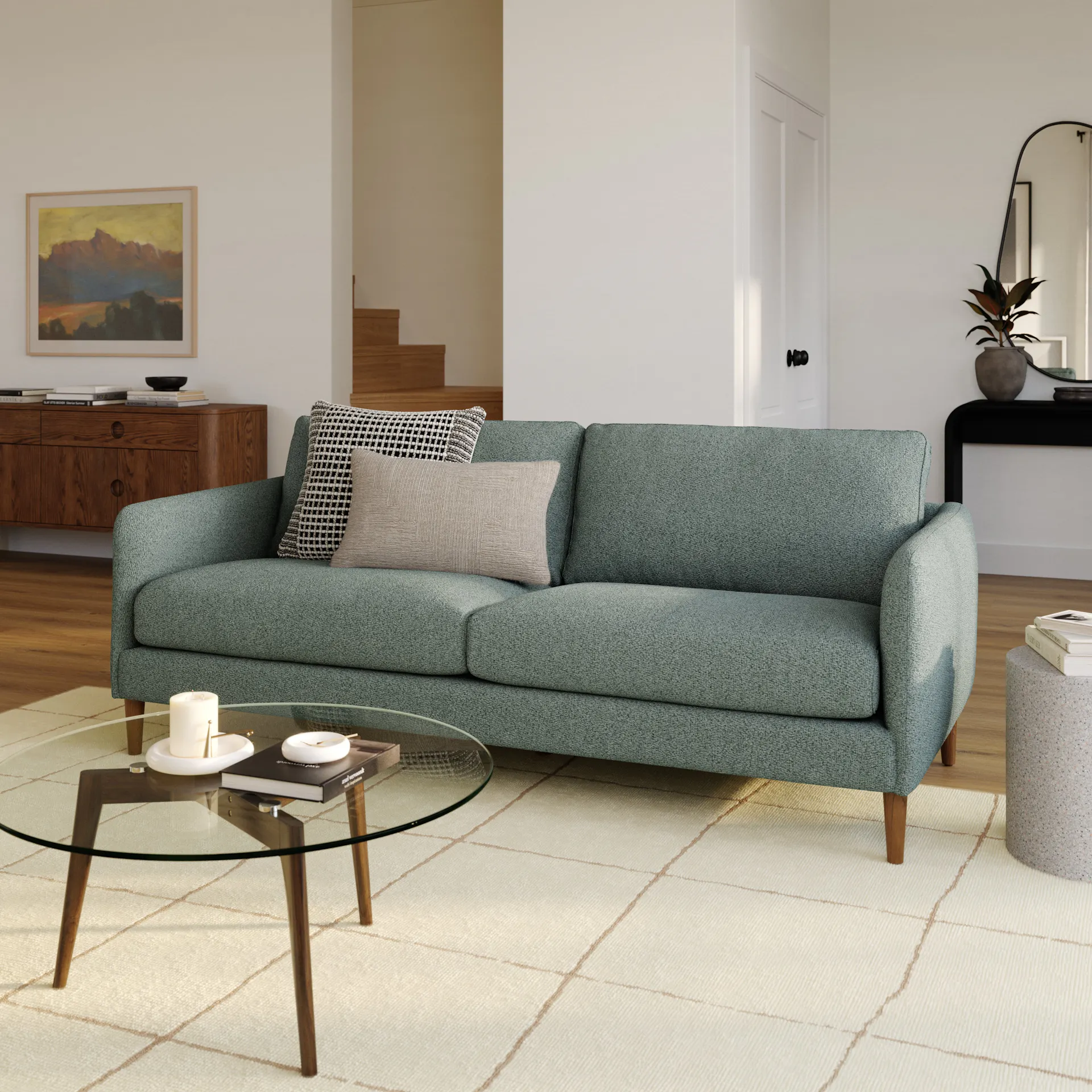 Hanson 79" Sofa - Thistle Green